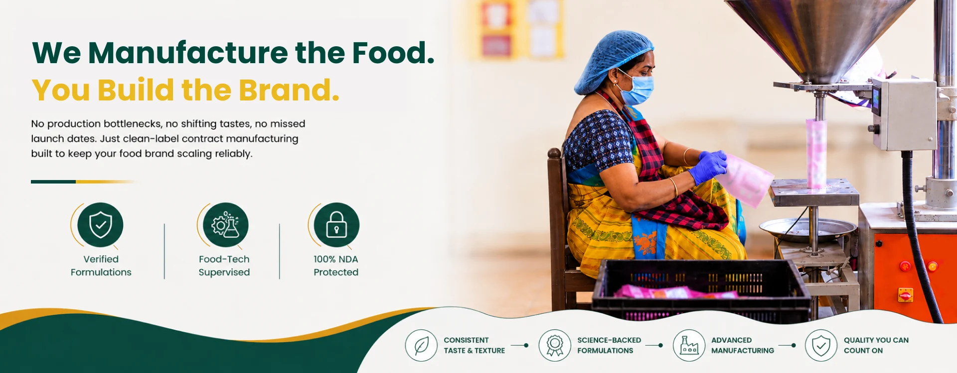 Tiny Dot Foods facility producing clean-label nutrition products for private label food brands