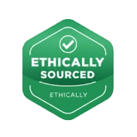 Ethically sourced ingredients badge for Tiny Dot Foods responsible raw material sourcing