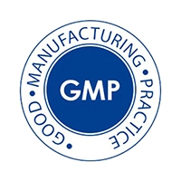 GMP certified badge for Tiny Dot Foods Good Manufacturing Practice standards