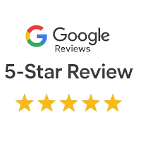 Google review rating badge showing Tiny Dot Foods customer reviews on Google Business Profile